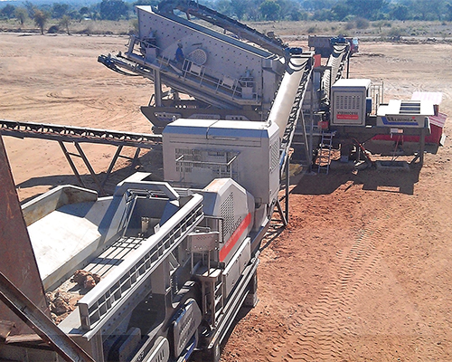 skid mounting portable crushing system for mining co