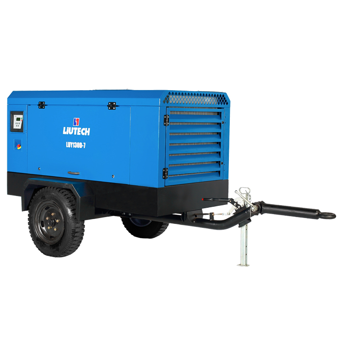 Electricity driven portable air compressor