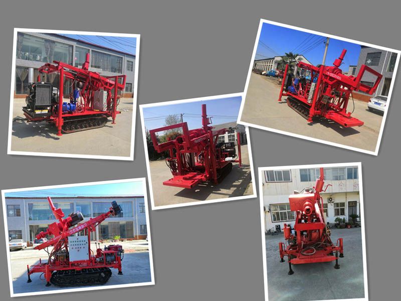 Large-Horsepower Positive and Negative Circulation Tracked Water Well Drilling Rig